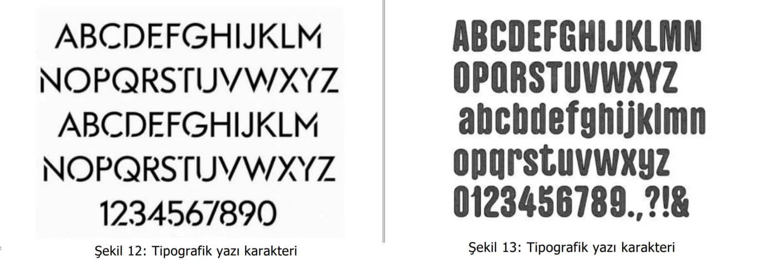 tipografik yazı karakter örnekleri-güngören web tasarım
